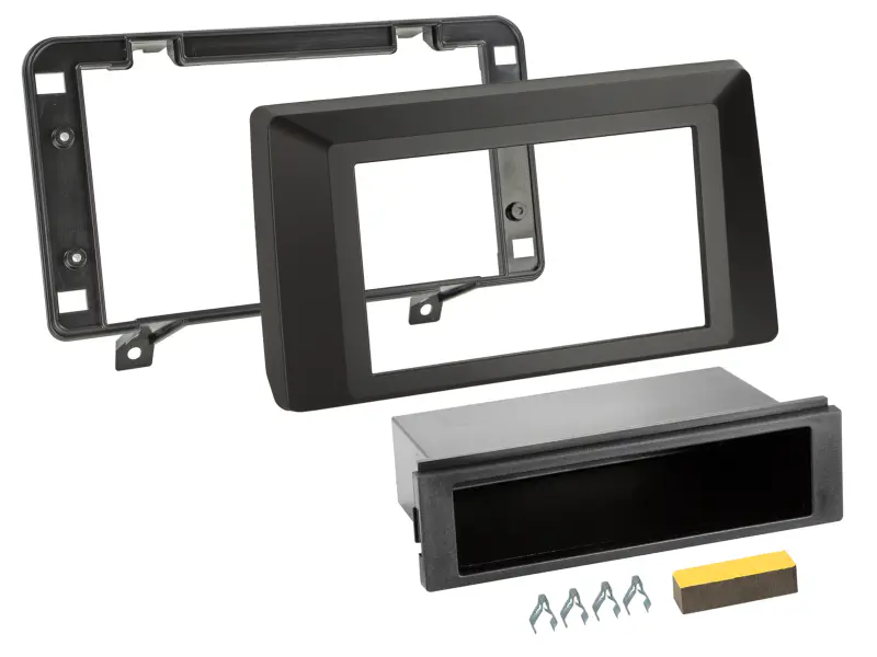Maska za Dacia Duster (2-DIN, 2021-2024) - črna